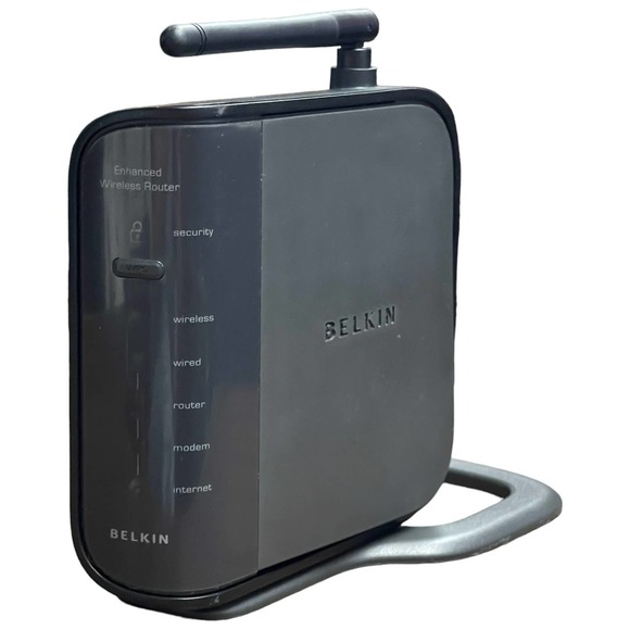 Belkin Enhanced Wireless Router Model F6D4230-4 V3 Ver 3012 No Wires WORKS - Picture 1 of 12